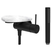 Ada mit de d à enc avec simibox 1-point tablette np pvd noir/marbre blanc - LAUFEN HF506755515060 