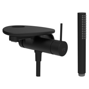 Ada mit b à enc tablette percée bec 170 mm pvd noir/noir mat - LAUFEN HF506765513000 