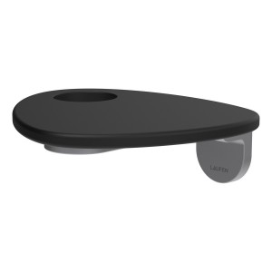 Ada tablette murale percée pvd inox/noir mat - LAUFEN HF506790503000 
