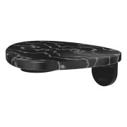 Ada tablette murale non percée pvd noir/marbre noir - LAUFEN HF506790516060 
