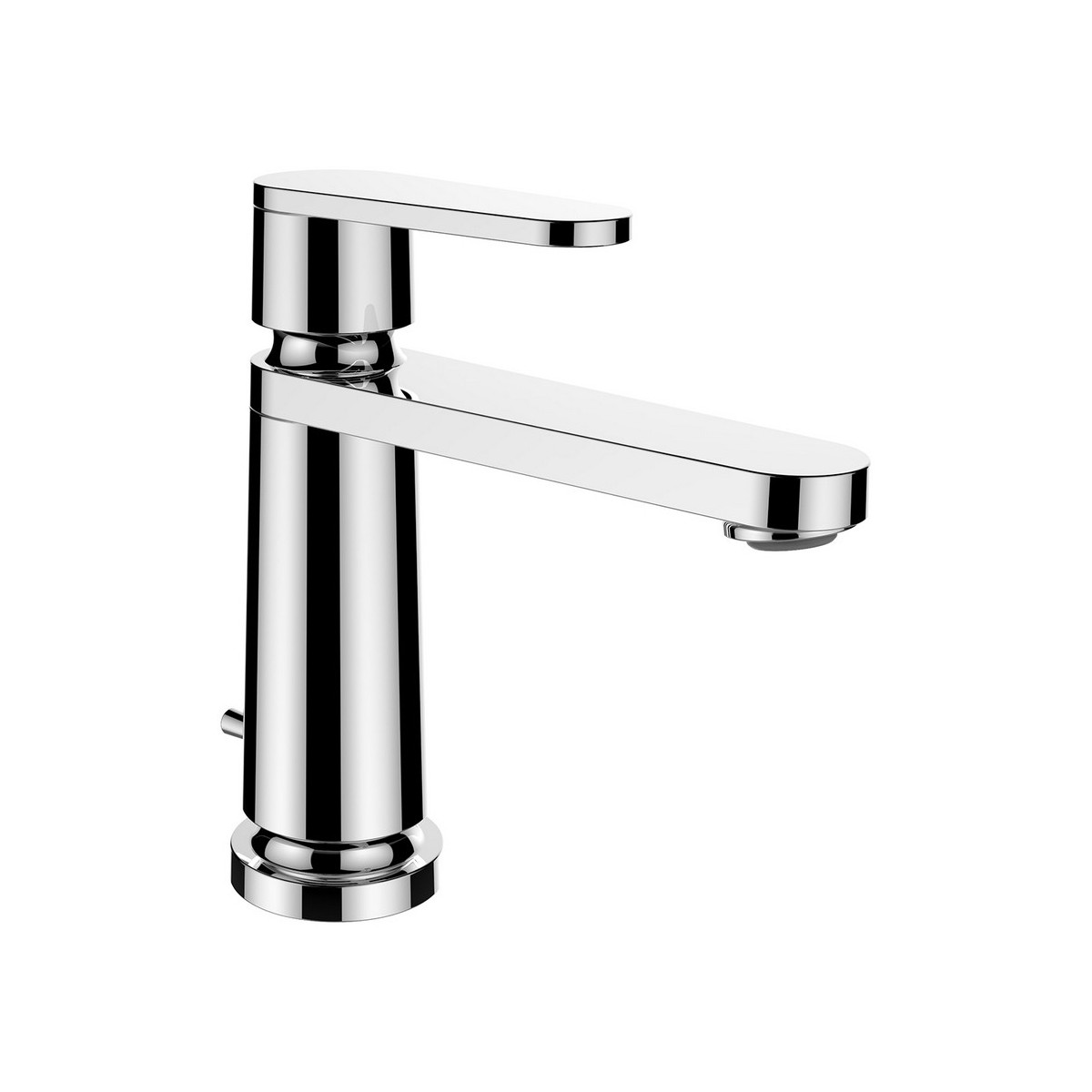 The new classic mitigeur de lavabo monotrou bec fixe 130mm avec vidage chromé - LAUFEN HF900503100000 