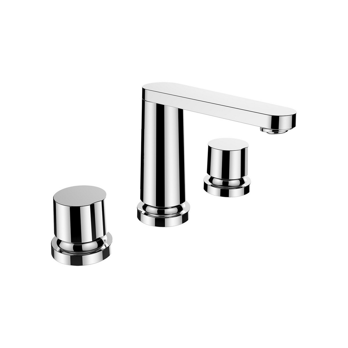 The new classic mélangeur de lavabo 3 trous bec fixe 130mm sans vidage chromé - LAUFEN HF900512100000 