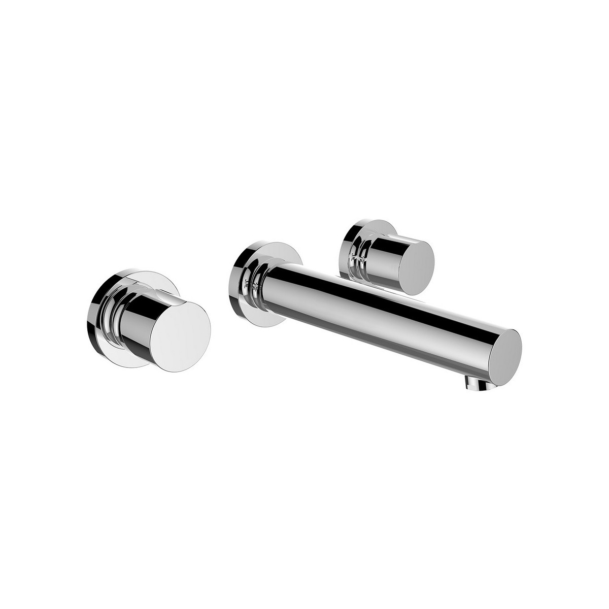 The new classic mélangeur de lavabo mural 3 trous bec fixe 175mm chromé - LAUFEN HF900524100000 