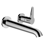 Pure mitigeur de lavabo encastré pour simibox 2-point bec fixe180mm chromé - LAUFEN HF901722100000 