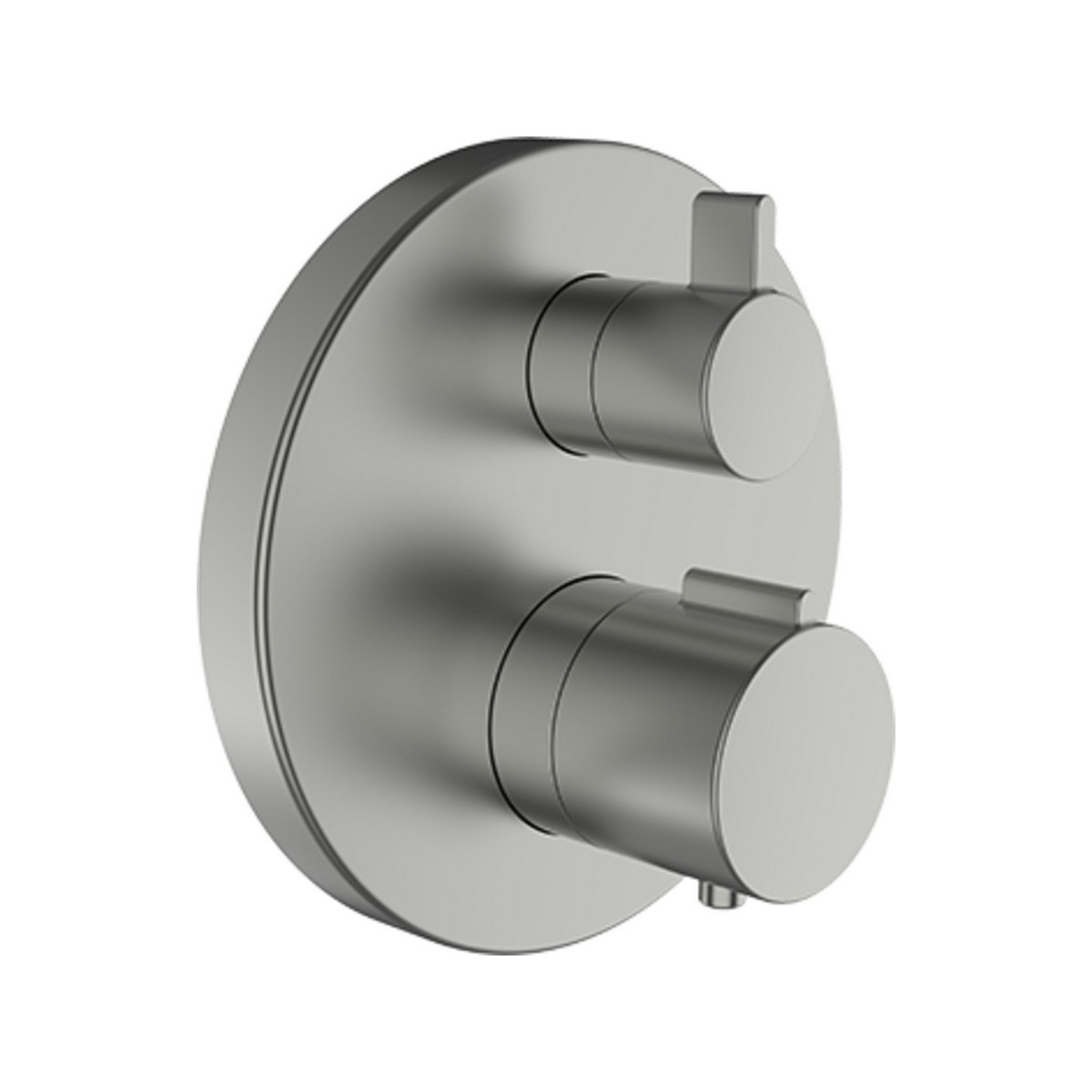 Twinplus mitigeur bain-douche thermostatique à enc avec simibox pvd couleur inox - LAUFEN HF905475423000 