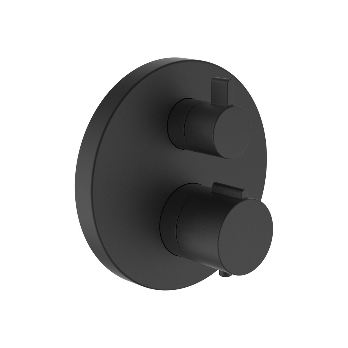 City therm mitigeur thermostatique encastré bain douche façade noir mat - LAUFEN HF905475428000 