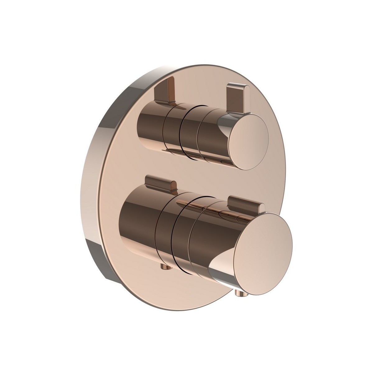 City therm mitigeur thermostatique encastré bain douche façade or rosé - LAUFEN HF905475465000 