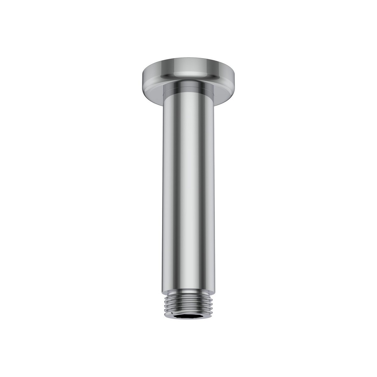 Bras de plafond pour pomme de douche pluie avec rosace ronde 100mm chromé - LAUFEN HF960098100001 