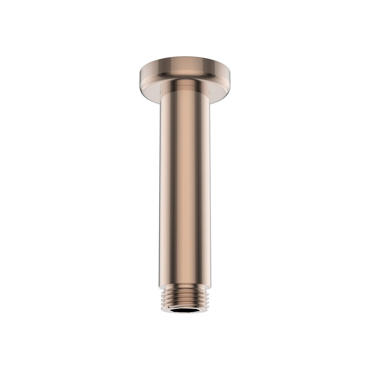 Bras de plafond pour pomme de douche pluie 100 mm pvd or rose - LAUFEN HF960098465001 