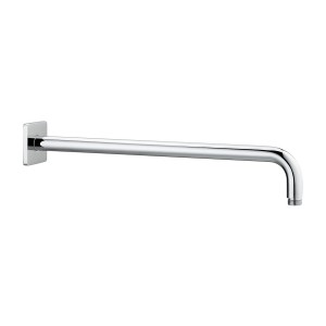 Bras mural pour pomme de douche pluie avec rosace carrée 420mm chromé - LAUFEN HF960108100001 