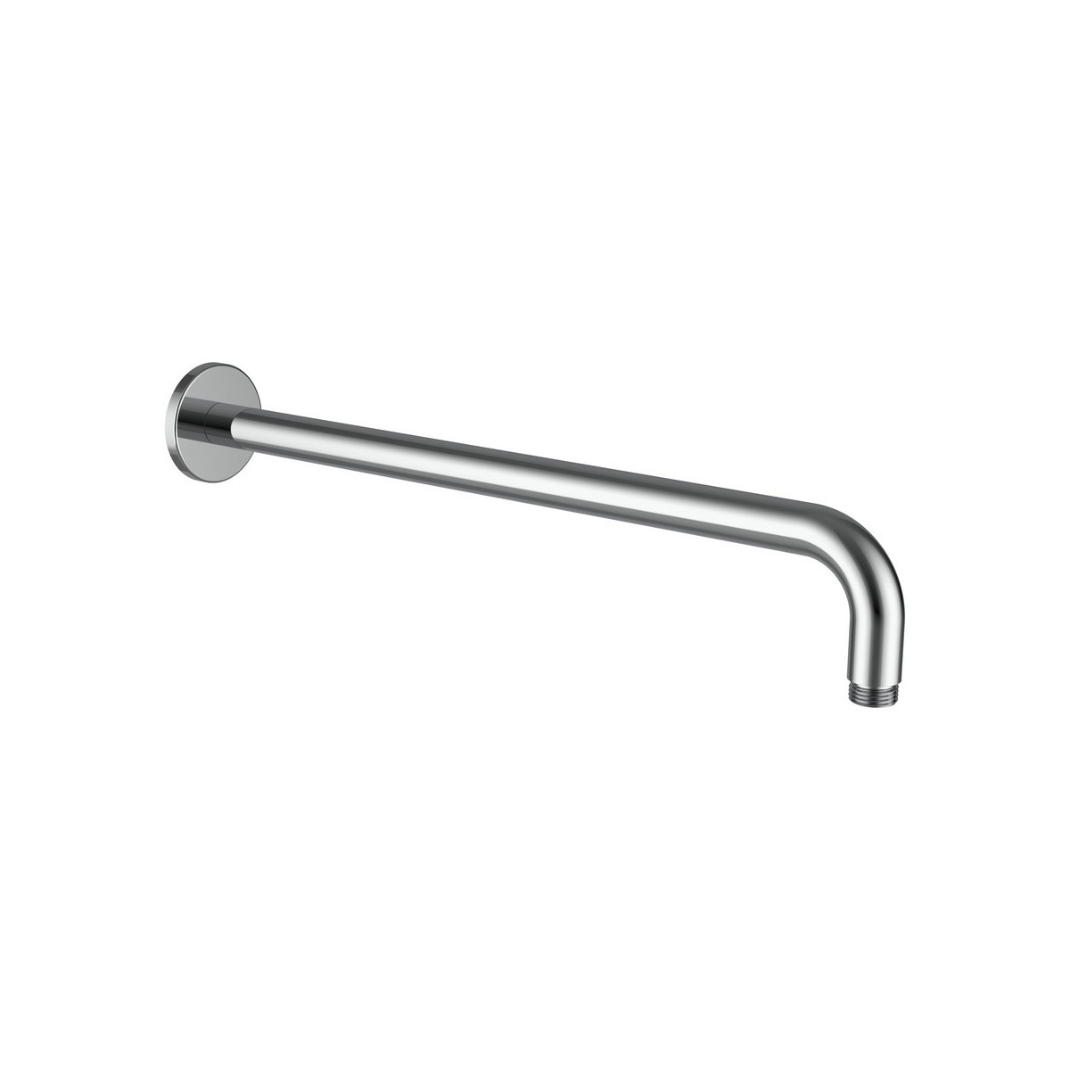 Bras mural pour pomme de douche pluie avec rosace ronde 420mm chromé - LAUFEN HF960109100001 