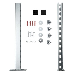 Jeu de pieds pour bac de récupération d'eau chromé - LAUFEN WI107950100000 