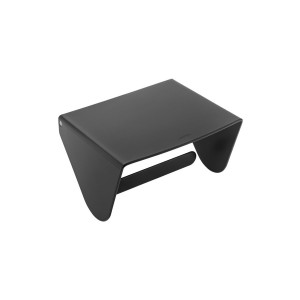 Nixie porte-papier rouleau avec couvercle noir mat 129x106x97 mm - LAUFEN H3841524500011 