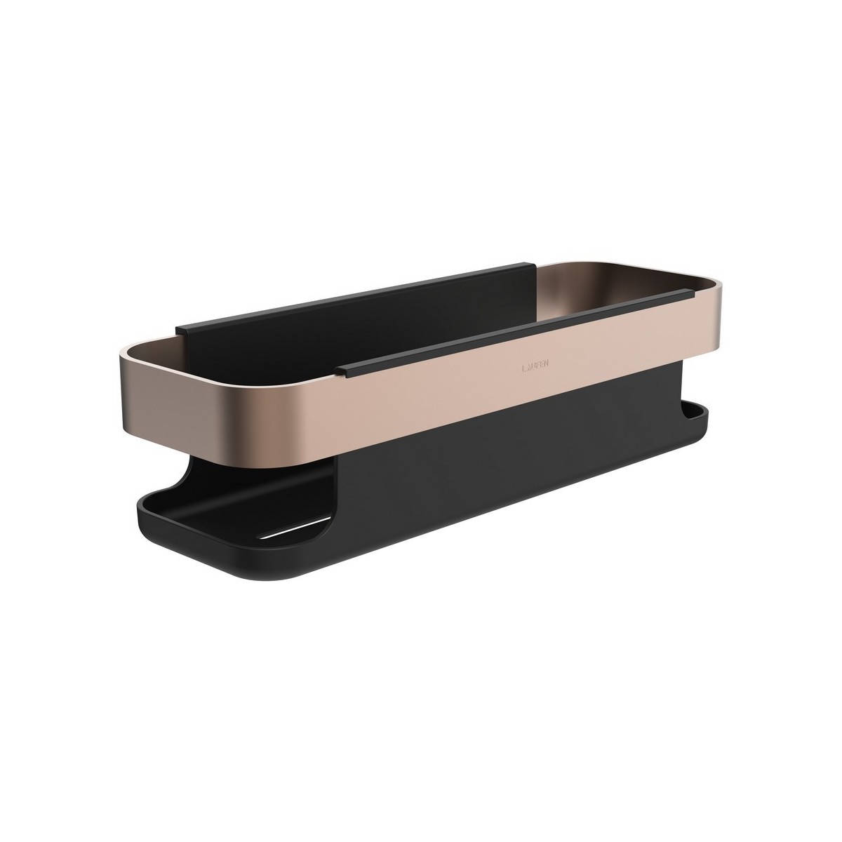 Niara panier mural de douche pvd or rosé brossé 300x106x81 mm - LAUFEN H3850611680011 