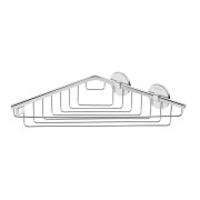 Cana porte-savon grille d'angle 26x26 cm à coller chromé chromé 250x257x83 mm - LAUFEN H3851310040021 