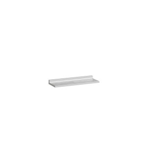 Kartell laufen tablette murale 'shelfish' plastique 450x155x40mm argent - LAUFEN H3853300860001 