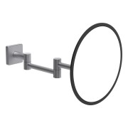 Niara s miroir mural avec verre grossissant pvd couleur inox 200x317x200 mm - LAUFEN H3860711610001 