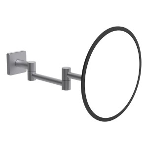 Niara s miroir mural avec verre grossissant pvd couleur inox 200x317x200 mm - LAUFEN H3860711610001 