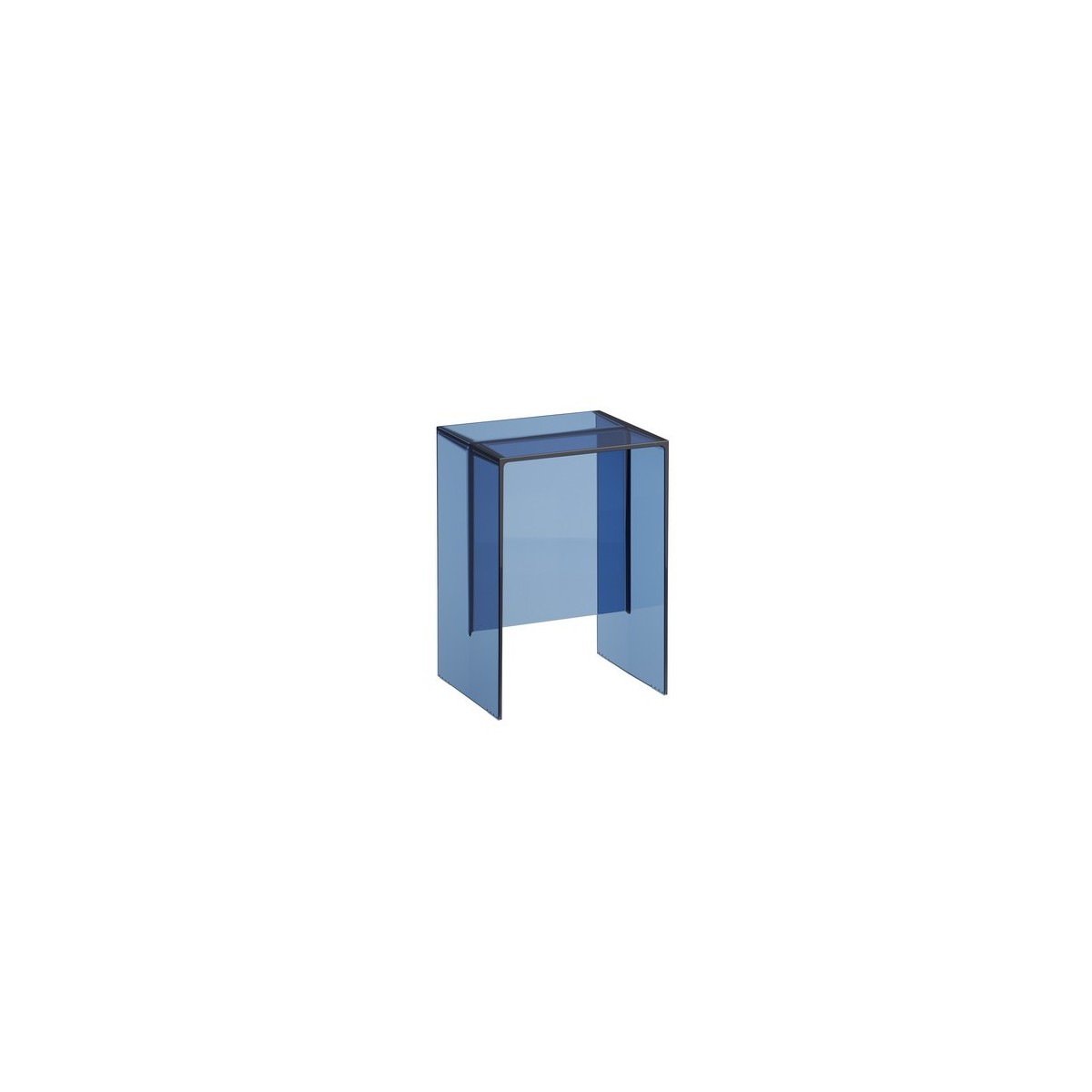 Kartell laufen tabouret 'max beam' plastique 330x280x465mm bleu - LAUFEN H3893300830001 