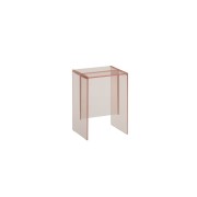 Kartell laufen tabouret 'max beam' plastique 330x280x465mm rose poudré - LAUFEN H3893300930001 