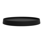 Kartell tablette ronde transparente noir - LAUFEN H3983350910011 