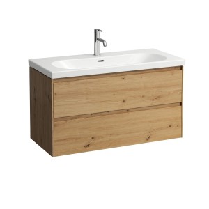 Lani meuble sous lavabo, 2 tiroirs, pour lavabo h810089 - LAUFEN H4035621122671 