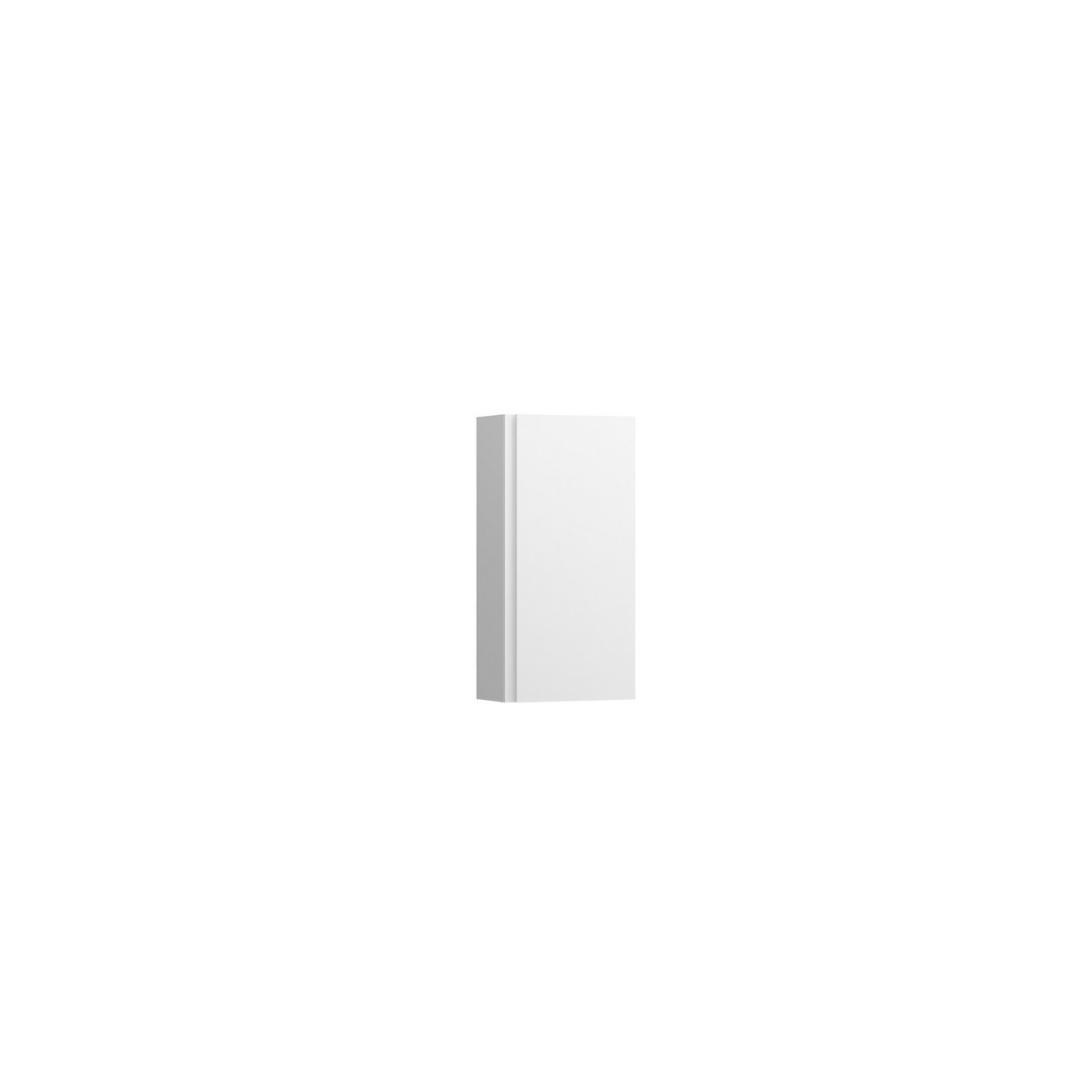 Lani armoire murale 1 porte charnières à droite 355x185x700mm blanc brillant - LAUFEN H4037021122611 