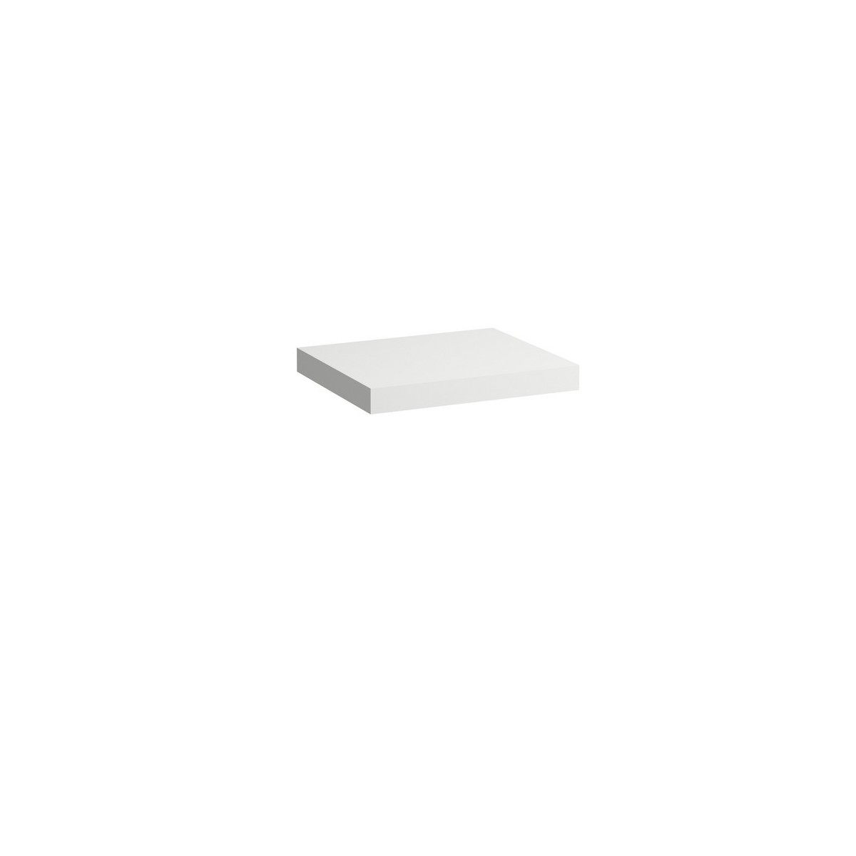 Lani plan 600 mm sans déc 65 mm d’épaisseur blc mat 585x495x65 - LAUFEN H4046401122601 