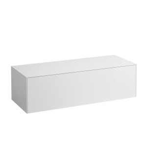 Sonar meuble sans découpe 1175 mm avec un tiroir blanc mat 1175x455x340 mm - LAUFEN H4054200341701 