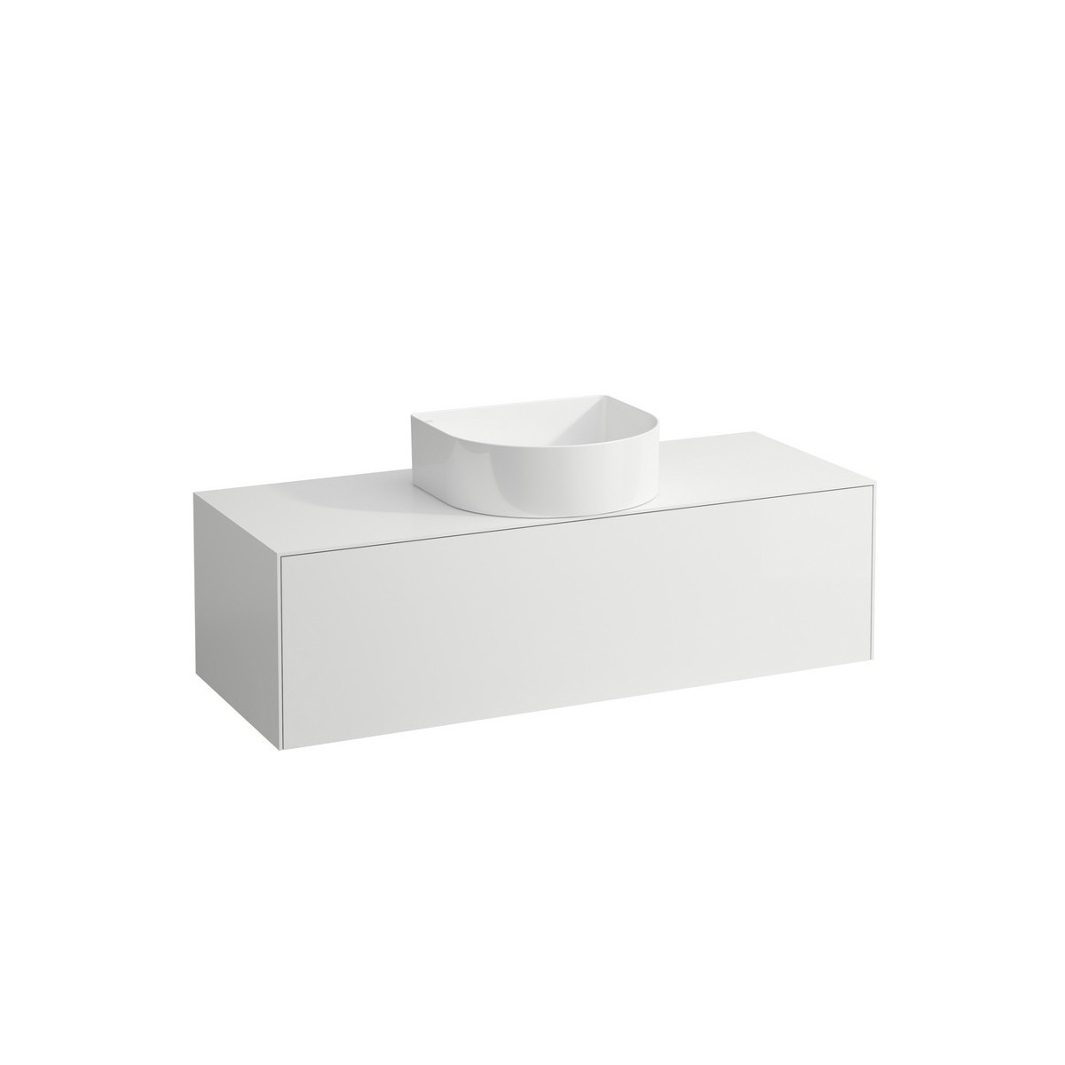 Meuble 1 tiroir sonar 120 blan - LAUFEN H4054210341701 