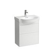 The new classic meuble 2 tiroirs pour lavabo 813853 575x315x675mm blanc mat - LAUFEN H4060320851701 