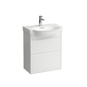 The new classic meuble 2 tiroirs pour lavabo 813853 575x315x675mm blanc mat - LAUFEN H4060320851701 