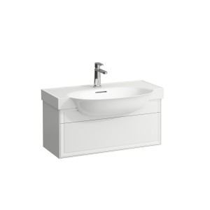 The new classic meuble 1 tiroir pour lavabo 813855 775x315x345mm blanc mat - LAUFEN H4060410851701 