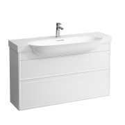 The new classic meuble 2 tiroirs pour lavabo 813858 1175x315x675mm blanc mat - LAUFEN H4060520851701 