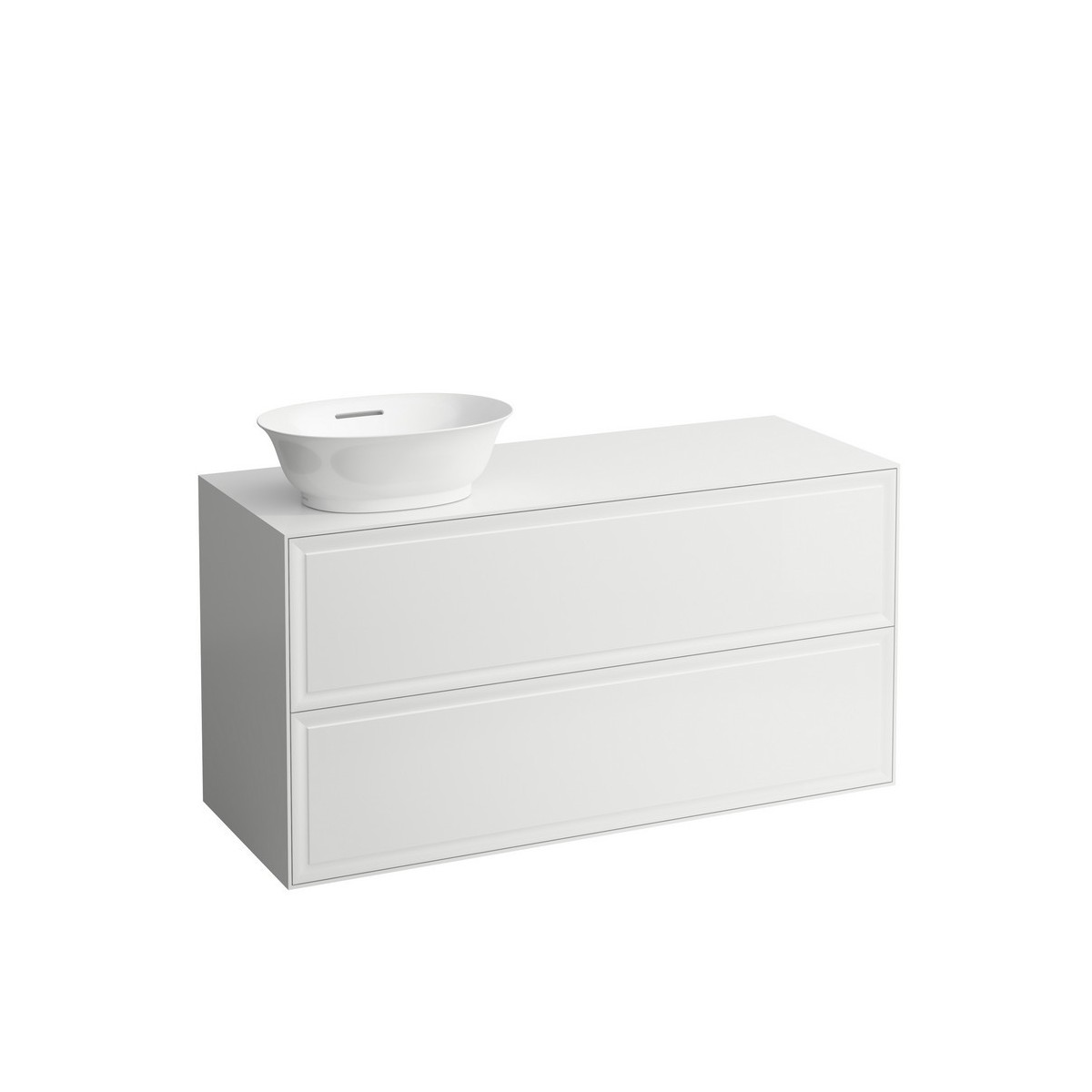 Meuble 2 tiroirs newclassic 120 blc - LAUFEN H4060830851701 