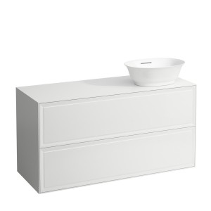 Meuble 2 tiroirs newclassic 120 blc - LAUFEN H4060840851701 