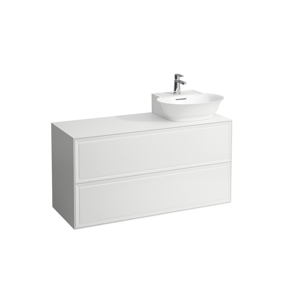 Meuble 2 tiroirs newclassic 120 blc - LAUFEN H4060880851701 