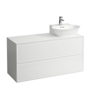 Meuble 2 tiroirs newclassic 120 blc - LAUFEN H4060880851701 