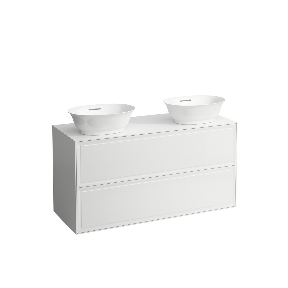 Meuble 2 tiroirs newclassic 120 blc - LAUFEN H4060890851701 