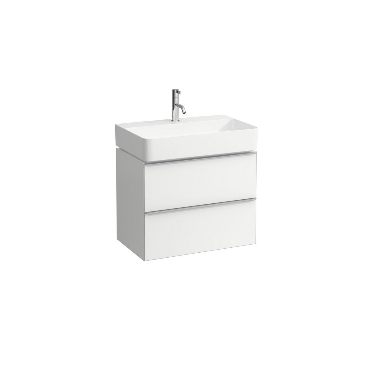 Meuble sous lavabo avec tiroir space 65 noix cl - LAUFEN H4101621601011 