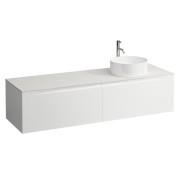 Arun 1600 2t avec découpe à dte plan ardesia bianca percé 1t multicolour - LAUFEN H4141471519991 