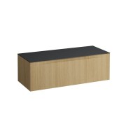 Arun meuble 1200 1t sans découpe plan ardesia nera chêne clair - LAUFEN H4151201512501 