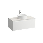 Arun 1000 1t découpe centre plan botticino crema percé 1t multicolour - LAUFEN H4171151519991 