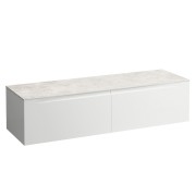 Arun meuble 1600 2t sans découpe plan botticino crema multicolour - LAUFEN H4171401519991 