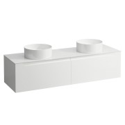 Arun 1600 2t déc à gche et à dte plan en verre dépoli ton sur ton multicolour - LAUFEN H4181441519991 