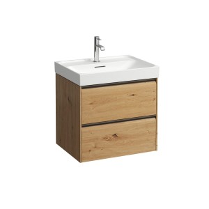 Meda meuble sous lavabo 600 2t pour lavabo 810113 chêne sauvage 585x450x515 mm - LAUFEN H4215720112671 