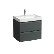 Meda meuble sous lavabo 650 2t pour lavabo 810114 gris traffic 635x450x515 mm - LAUFEN H4215820112661 