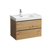 Meda meuble sous lavabo 800 2t pour lavabo 817116 chêne sauvage 785x450x515 mm - LAUFEN H4216020112671 