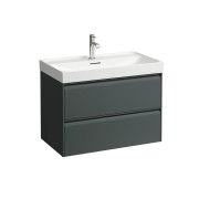 Meda meuble sous lavabo 800 2t pour lavabo 810117 gris traffic 785x450x515 mm - LAUFEN H4216120112661 