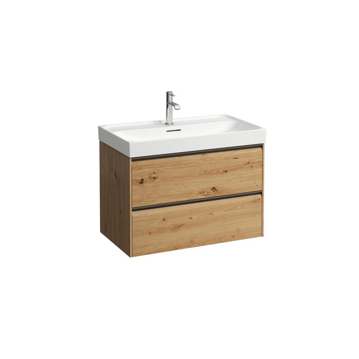 Meda meuble sous lavabo 800 2t pour lavabo 810117 chêne sauvage 785x450x515 mm - LAUFEN H4216120112671 